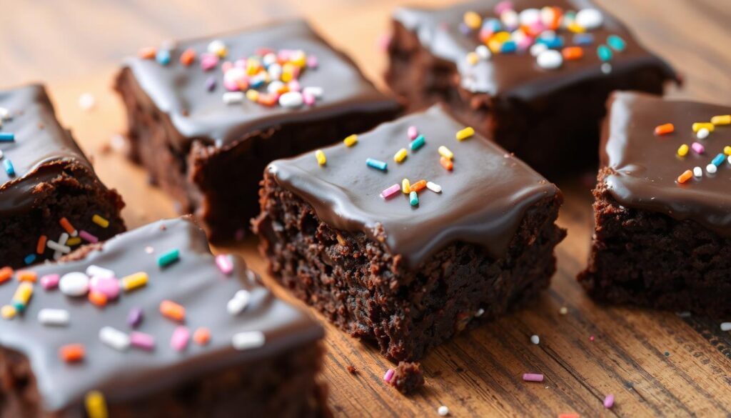 Brownies with frosting