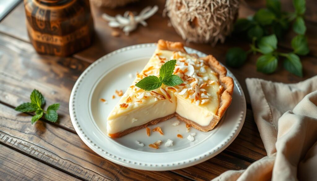 Coconut Custard Pie Image