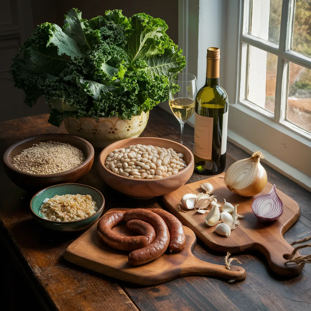 white bean sausage soup