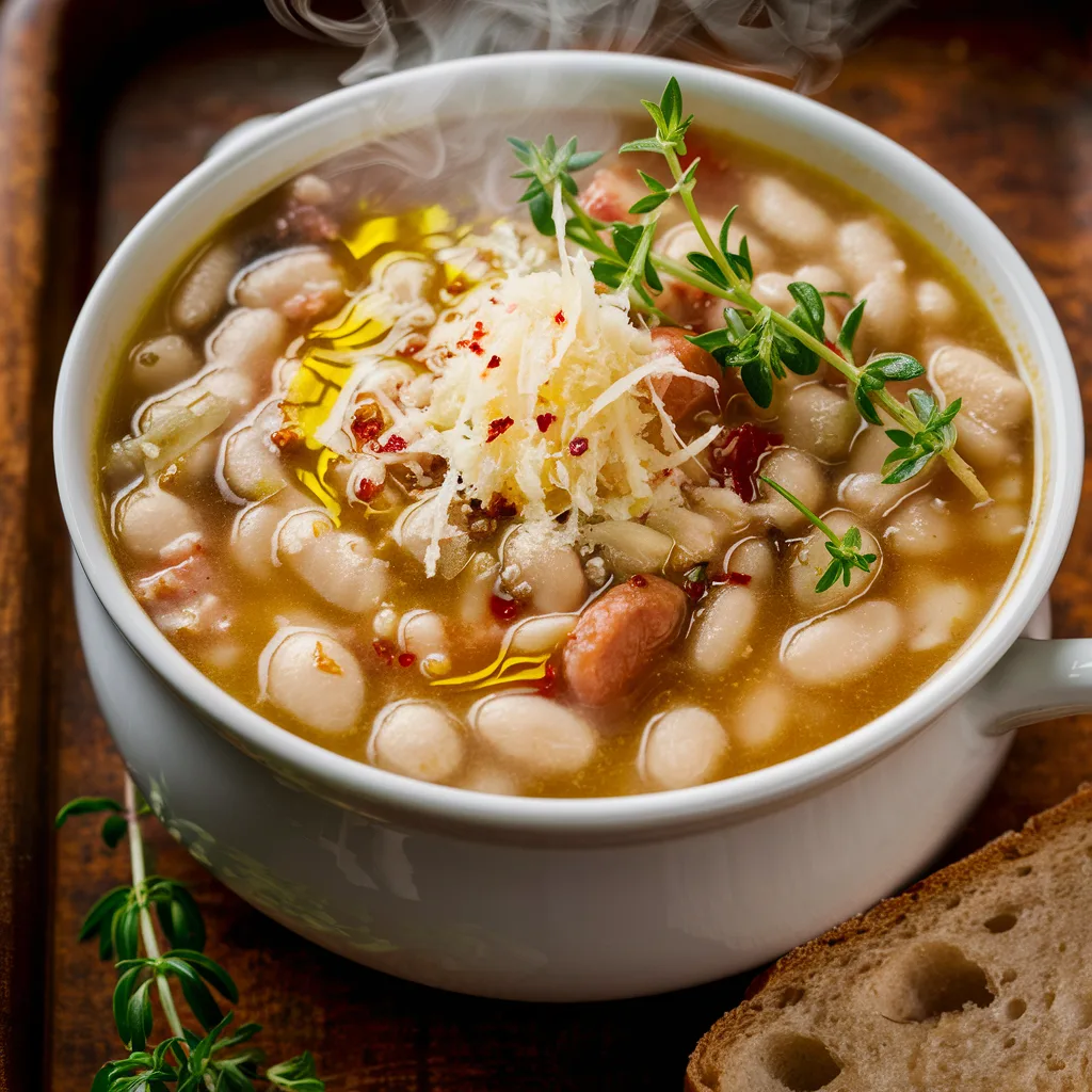 white bean sausage soup