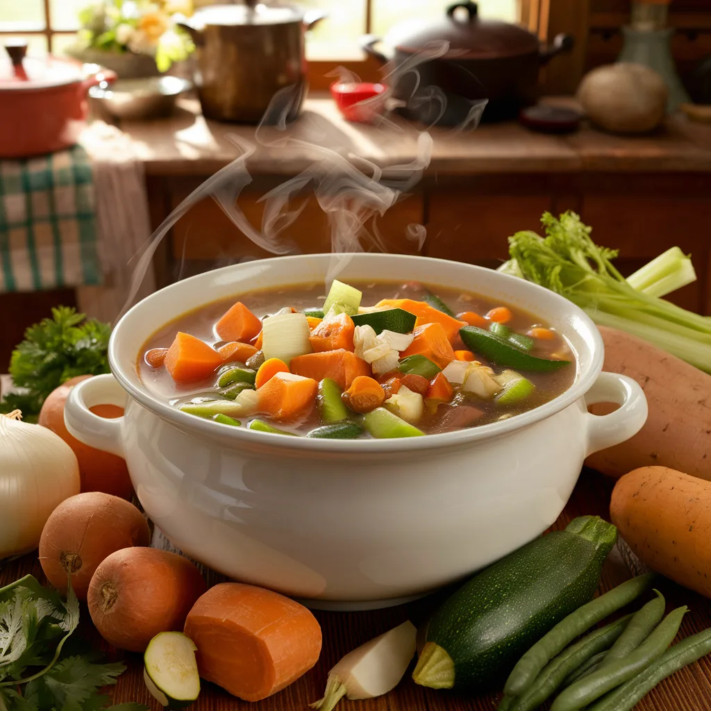 10 Vegetable Soup Recipe