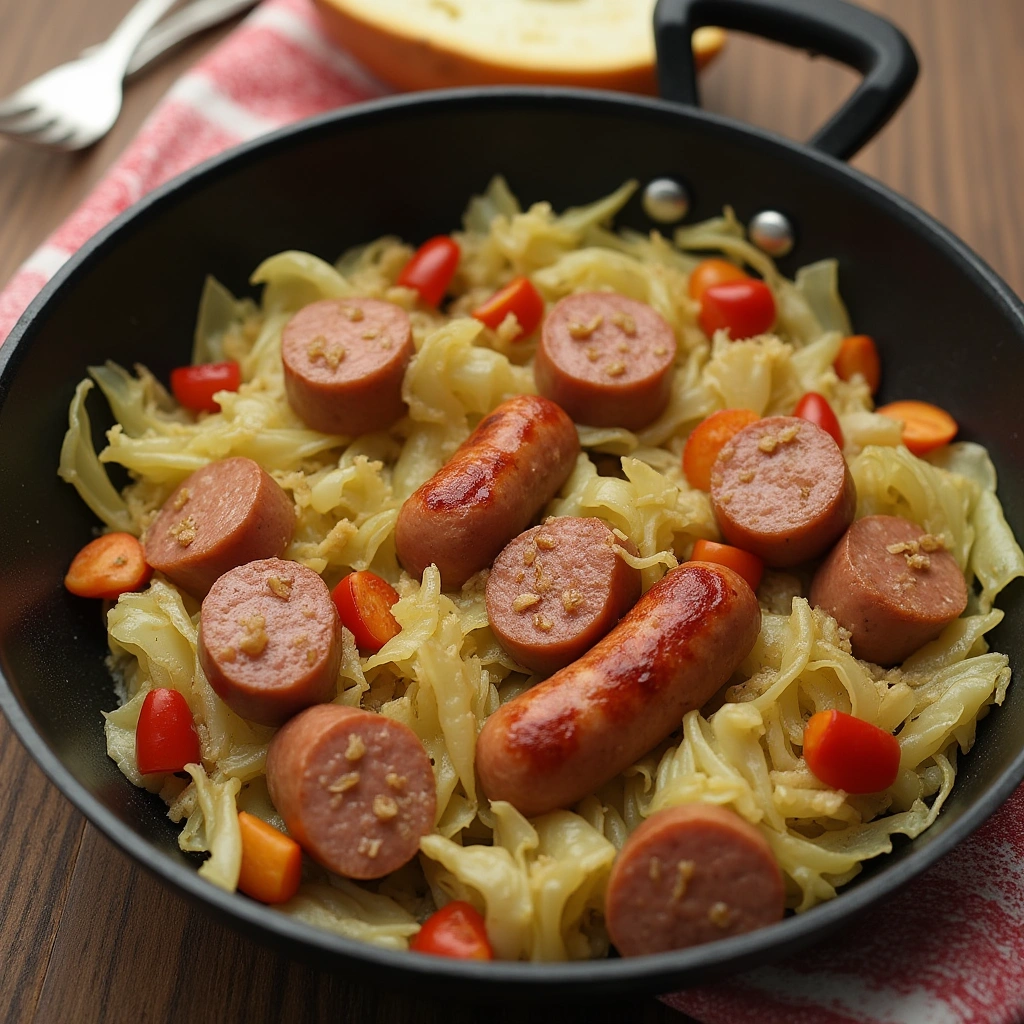 sausage and cabbage recipe