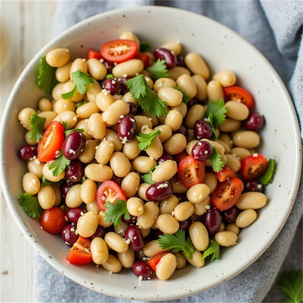 dense bean salad recipe