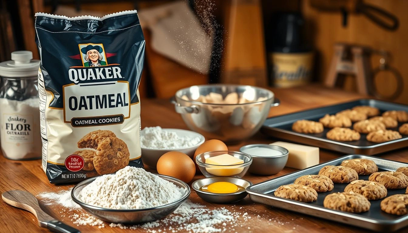 quaker oatmeal cookie recipe