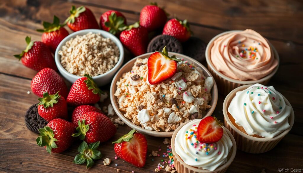 strawberry crunch cake ingredients